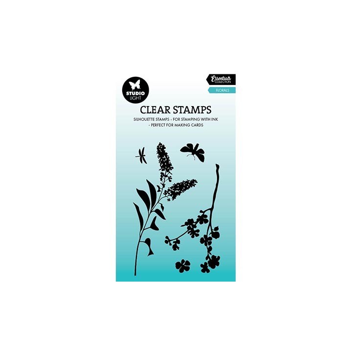 (SL-ES-STAMP614)Studio light SL Clear stamp Florals Essentials nr.614