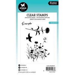 (SL-ES-STAMP615)Studio light SL Clear stamp Meadow Essentials nr.615