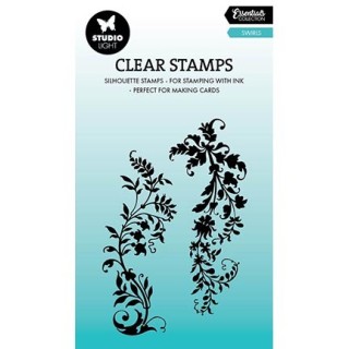 (SL-ES-STAMP617)Studio light SL Clear stamp Swirls Essentials nr.617