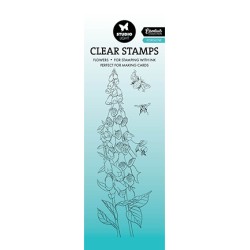 (SL-ES-STAMP586)Studio light SL Clear stamp Fox glove Essentials nr.586