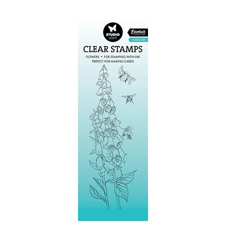 (SL-ES-STAMP586)Studio light SL Clear stamp Fox glove Essentials nr.586