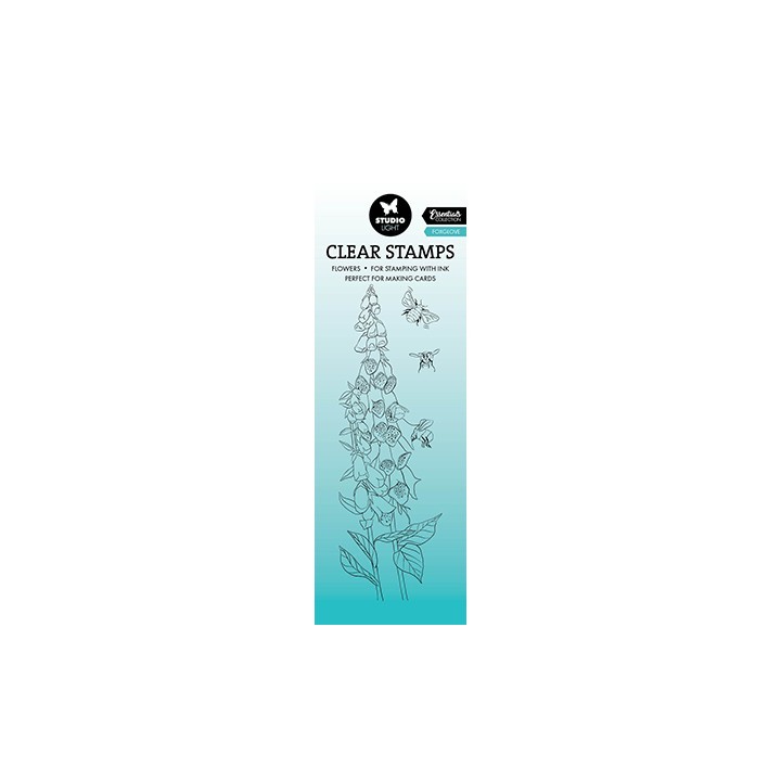 (SL-ES-STAMP586)Studio light SL Clear stamp Fox glove Essentials nr.586