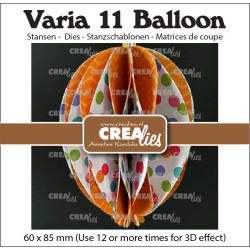 (CLVAR11)Crealies Varia 3D balloon 60x85mm