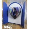 (CLVAR12)Crealies Varia 3D hart 80x80mm