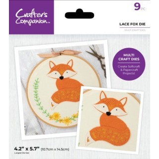(CC-MCD-LFOX)Crafter's Companion Multi Craft Dies Lace Fox