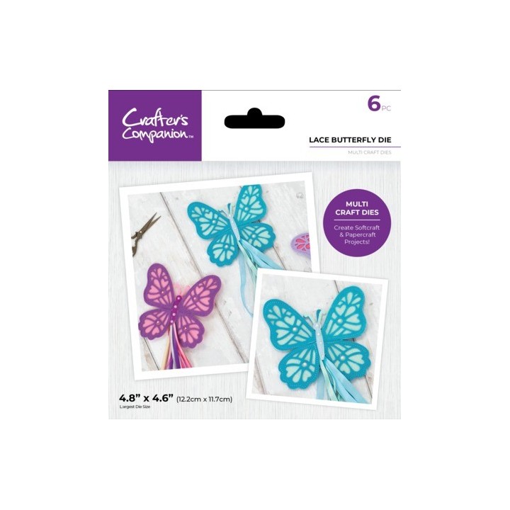 (CC-MCD-LBUT)Crafter's Companion Multi Craft Dies Lace Butterfly