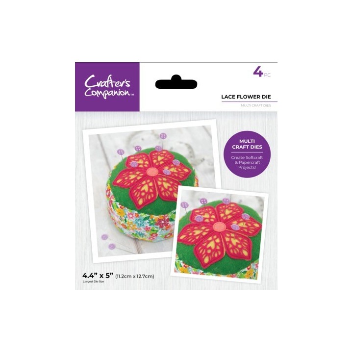 (CC-MCD-LFLO)Crafter's Companion Multi Craft Dies Lace Flower