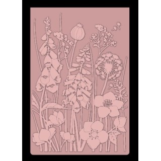 (CC-EF4-FLME)Crafter's Companion Spring Fairy Trend Embossing Folder Floral Meadow