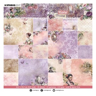 (JMA-VD-DPP139)Studio Light Paper Pad Background designs Victorian Dreams nr.139