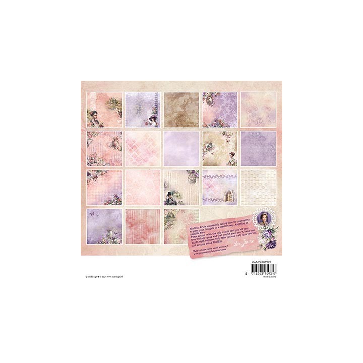(JMA-VD-DPP139)Studio Light Paper Pad Background designs Victorian Dreams nr.139