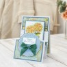 (NG-HY-EF4-HWL)Crafter's Companion Hydrangea 2D Embossing Folder Handwritten Letter