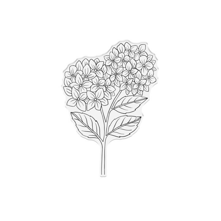 (NG-HY-CA-ST-HYD)Crafter's Companion Hydrangea Clear Stamp Hydrangea
