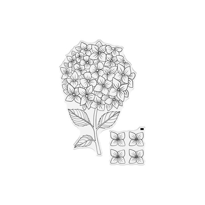(NG-HY-STD-STH)Crafter's Companion Hydrangea Stamp & Dies Statement Hydrangea