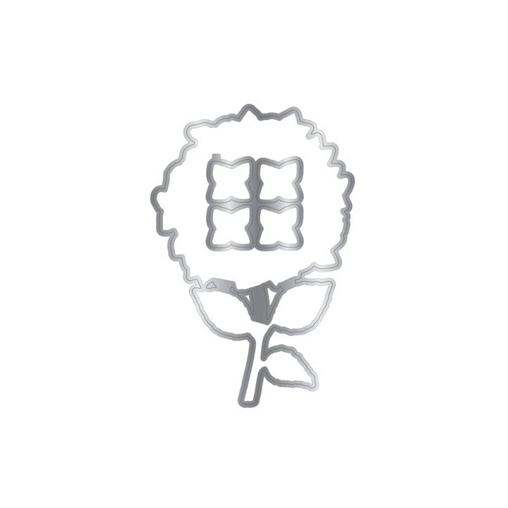 (NG-HY-STD-STH)Crafter's Companion Hydrangea Stamp & Dies Statement Hydrangea