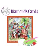 (DDDC1171)Dotty Designs Diamond Cards - Zebra Party
