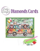(DDDC1174)Dotty Designs Diamond Cards - Jungle Bus