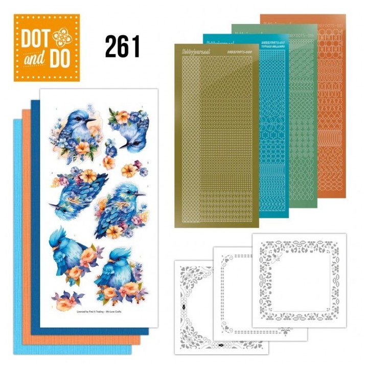 (DODO261)Dot And Do 261 - Berrie's Beauties - Blue Bird