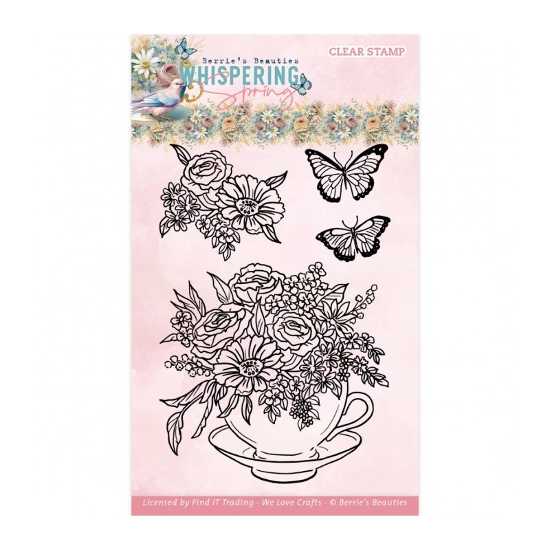 (BBCS10003)Clear Stamps - Berries Beauties - Whispering Spring - Tea