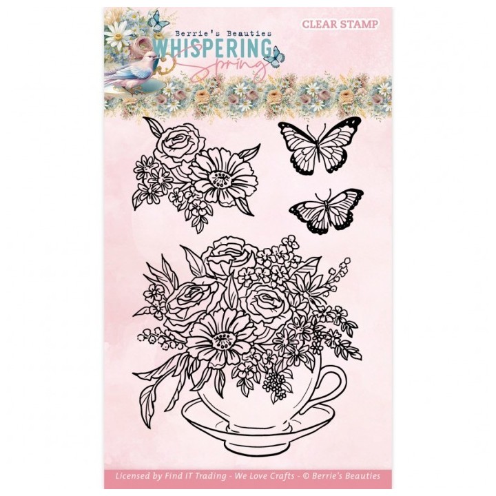(BBCS10003)Clear Stamps - Berries Beauties - Whispering Spring - Tea