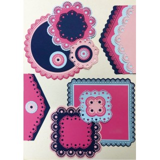 (BBD10004)Dies - Berries Beauties - Whispering Spring - Spring Nesting Square