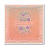(GRO-FL-42191-01)Groovi® Baby plate A6 JAZZ'S SENDING BIRTHDAY WISHES - FLORAL PANELS