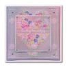 (GRO-FL-42192-01)Groovi® Baby plate A6 JAZZ'S SENDING LOVE AND JOY - FLORAL PANELS