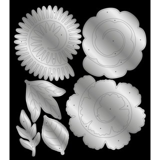 (S-FE-MD-BEBO)Crafter's Companion Floral Elegance Metal Die Beautiful Blooms