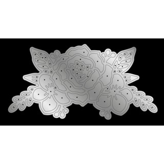 (S-FE-MD-STFL)Crafter's Companion Floral Elegance Metal Die Statement Floral