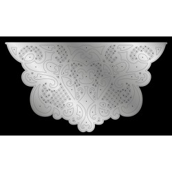 (S-FE-MD-LULA)Crafter's Companion Floral Elegance Metal Die Luxurious Lace