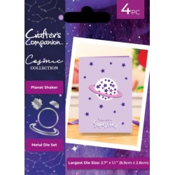 (COS-MD-PLSH)Crafter's Companion Cosmic Collection Metal Die Planet Shaker