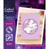 (COS-MD-CAD-STEN-MM)Crafter's Companion Cosmic Collection Create-a-Card Dies & Stencil Mystical Moon