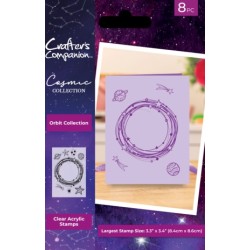(COS-CA-ST-ORCO)Crafter's Companion Cosmic Collection Clear Stamp Orbit Collection