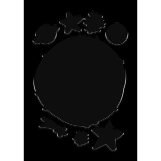 (COS-CA-ST-ORCO)Crafter's Companion Cosmic Collection Clear Stamp Orbit Collection