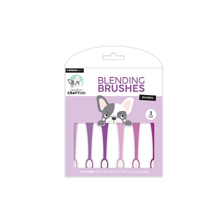 (SL-ES-BBRU09)Studio light Ink Blending brushes 2cm soft brush purples Essentials nr.09