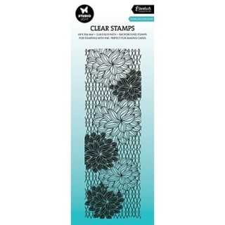 (SL-ES-STAMP620)Studio light SL Clear stamp Floral background Essentials nr.620