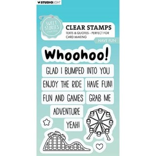 (SL-SS-STAMP622)Studio light Clear stamp Have Fun Sweet Stories nr.622