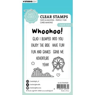 (SL-SS-STAMP622)Studio light Clear stamp Have Fun Sweet Stories nr.622