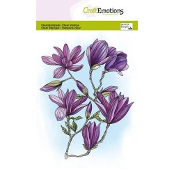 (1355)CraftEmotions clearstamps A6 - Magnolia