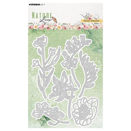 (SL-NL-CD770)Studio Light Cutting Die Floral branches Nature Lover nr.770
