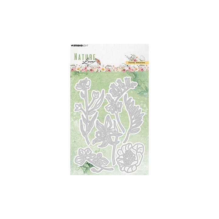 (SL-NL-CD770)Studio Light Cutting Die Floral branches Nature Lover nr.770
