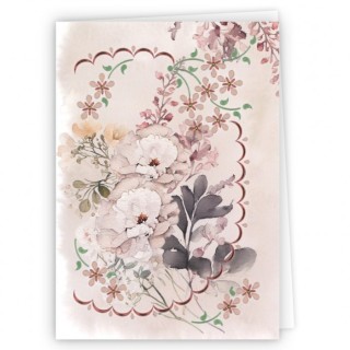 (DODOPPA6001)Dot And Do Cards A6 1 - Wedding Flowers