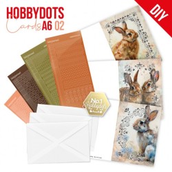 (DODOPPA6002)Dot And Do Cards A6 2 -Rabbit