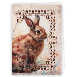 (DODOPPA6002)Dot And Do Cards A6 2 -Rabbit