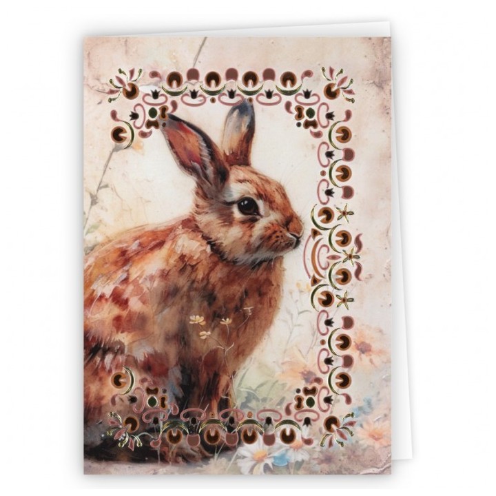 (DODOPPA6002)Dot And Do Cards A6 2 -Rabbit