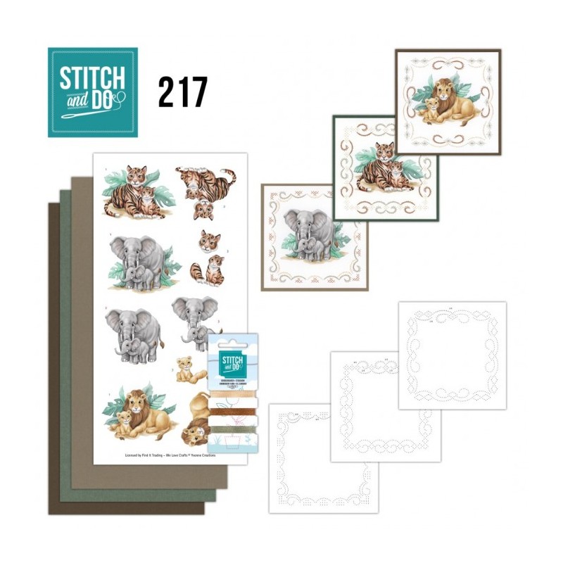 (STDO217)Stitch And Do 217 - Yvonne Creations - Young And Wild