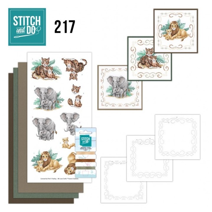 (STDO217)Stitch And Do 217 - Yvonne Creations - Young And Wild