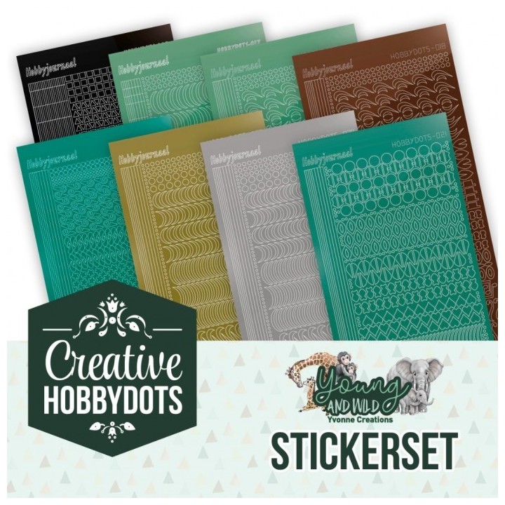 (CHSTS047)Stickerset Creative Hobbydots 47