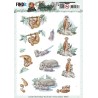 (SB10915)3D Push Out - Yvonne Creations - Young And Wild - Sloth
