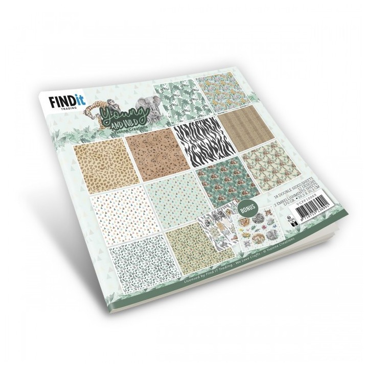 (YCPP10069)Paperpack - Yvonne Creations - Young And Wild - Design