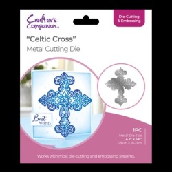 (GEM-MD-CAD-CECR)Crafter's Companion Half Create-a-Card Dies Celtic Cross